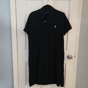 Navy BLUE Polo Dress with Logo